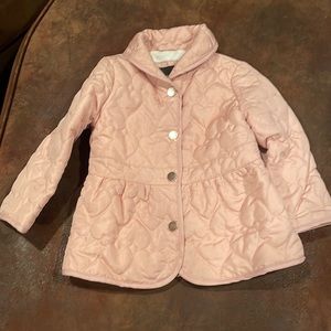 Me Jane mini pink quilted jacket size 18 months
